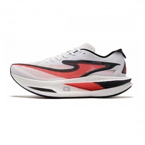 Erke Infinite 4.0 Men's Marathon Racing Shoes - White/Red/Black