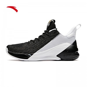 Anta 2019 Klay Thompson KT4 Low Men's Basketball Shoes - Black/White