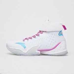 Anta 2020 KT Klay Thompson New KT3 Color Basketball Sneakers - White/Pink