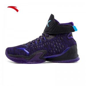 Anta 2020 KT Klay Thompson New KT3 Color Basketball Sneakers - Black/Purple