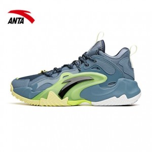 Anta 2021 UFO 3.0 Airspace Basketball Shoes - Green/Gray