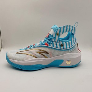 Anta KT8 Klay Thompson Basketball Sneakers - White/Blue/Gold
