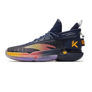 Anta 2023 KT9 Klay Thompson Men's Basketball Sneakers - Blue/Yellow