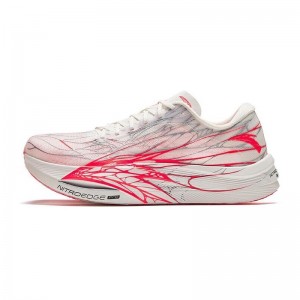 Anta C202 5 GT Pro Men's Marathon Racing Shoes - White/Red