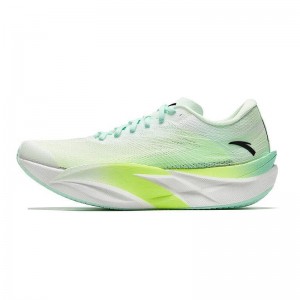 Anta C202 6 Men's Marathon Racing Shoes - White/Water Green