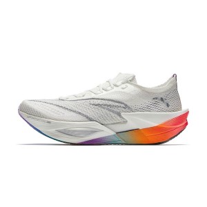 Anta C202 6 Pro Men's Marathon Racing Shoes - White/Silver