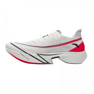 Anta C10 Pro "The King Of The Front Hand" Men's Marathon Racing Shoes - White/Red/Black