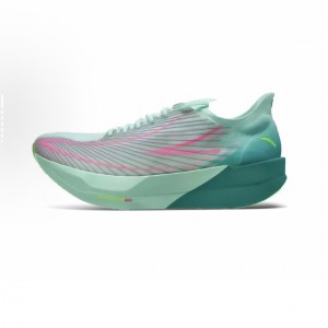 Anta C202 G9 Men's Marathon Racing Shoes - Green/Pink