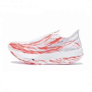 Anta C202 G9 Men's Marathon Racing Shoes - White/Red