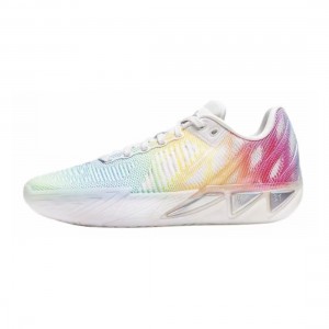 Anta KT11 Klay Thompson Men's Basketball Shoes - White/Yellow/Blue/Pink
