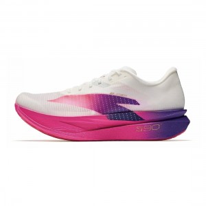 Anta C202 8.0 Marathon Racing Shoes - White/Purple/Red