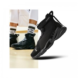 Anta UNCEL FUN 1.0 SHOCK THE GAME Men's Basketball Shoes - "Black Chivalrous"