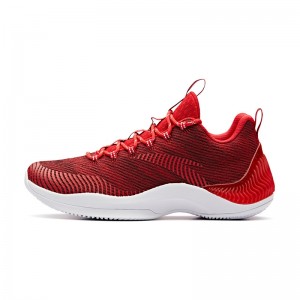 Anta 2019 Klay Thompson "Shock The Game" 2.0 A-Shock Men's Low Basketball Outdoor Shoes - Red