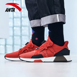 Anta 2018 Winter New Men's Cushioning Fashion Casual Shoes - Red