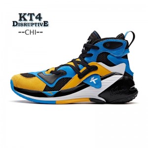 Anta Klay Thompson KT4 "Disruptive" Men's High Tops Basketball Shoes - Blue/Yellow