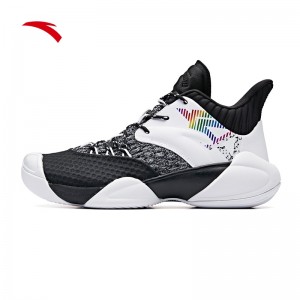 Anta 2019 Klay Thompson KT4 "Shock The Game" High Basketball Shoes - Black/White