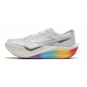 Erke 2026 Feihong Pro Men's Marathon Racing Running Shoes - White