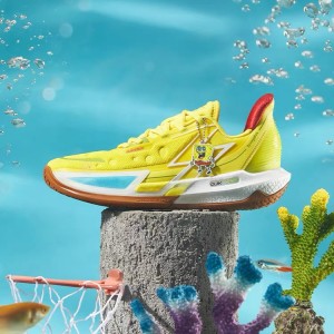 361º BIG3 4 QUICK Pro "Spongebob" Theme Color Men's Low Basketball Shoes
