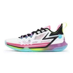 361º BIG3 Future NIKOLA JOKIC PE Men's Low Basketball Shoes - White/Black/Pink
