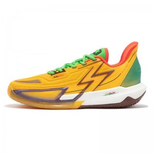 361º BIG3 4.0 QUICK Pro Men's Low Basketball Shoes - Yellow/Green