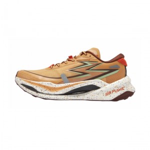 361° Flame 4X4 Men's Carbon Plate Trail Running Shoes - Coffe Brown