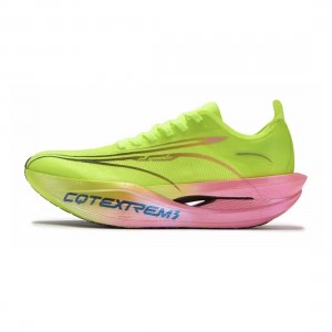 361° Furious Future 2.5 Marathon Racing Shoes - Green/Pink