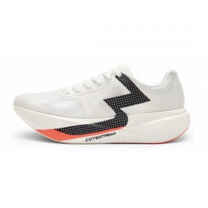 361° Mega 3 Pro Marathon Racing Shoes - White/Black