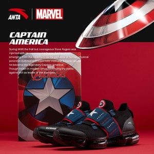 Anta X Marvel "CAPTAIN AMERICA" Running Shoes Anta SEEED Running Sneakers