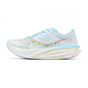 Xtep 160X 8.0 Marathon Racing Shoes - White/Blue