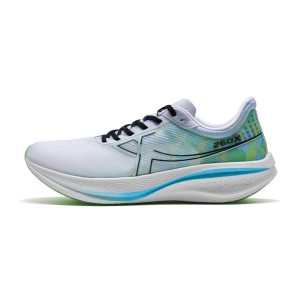 Xtep 260X Marathon Racing Shoes - White/Green/Blue