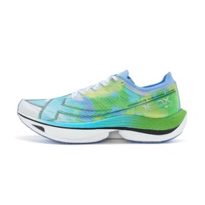 Xtep 160X 5.0 PB New Color Marathon Racing Shoes - Green/Blue/White