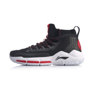Li-Ning 2019 New Way of Wade Fission V Professinal Basketball Game Shoes - Black/White/Red