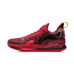 Li-Ning 2020 SPEED VII Premium Men's Professional Basketball Competition Sneakers - Red/Black