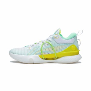 Li-Ning 2022 SPEED VIII Summer Men's Professional Basketball Competition Sneakers - White/Green