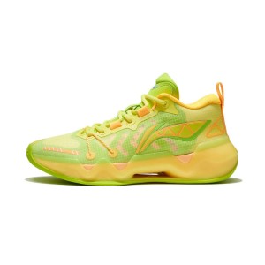 Li-Ning 2022 "Sharp blade" 利刃2.0 LOW Men's Professional Basketball Game Sneakers - Yellow/Green