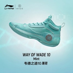 Wade Of Wade 10 "Mint" Professional Basketball Game Sneakers