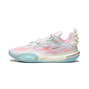 Way of Wade ALL CITY 11 V2 Basketball Game Sneakers - White/Pink