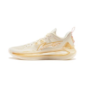 Li-Ning Blade Liren III V2 "Jade gilded gold" Low Men's Basketball Competition Sneakers