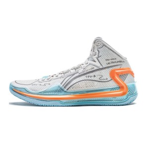 Li-Ning Blade IV Liren 4 High Top Men's Basketball Competition Shoes - Orange/White