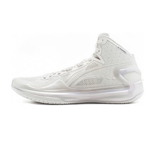 Li-Ning Sharp Blade IV Liren 4 High Top Men's Basketball Competition Sneakers - White