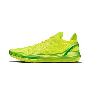 Li Ning 2024 Liren 4 V2 Pure Green Men's Basketball Game Shoes