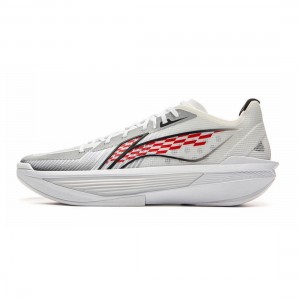 Li-Ning ULTRA LIGHT 2025 Men's Professional Basketball Sneakers - White/Silver