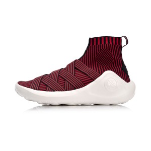 2018 Li-Ning Wade X Essence High Top Men's Stylish Basketball Culture Shoes - Red/Black [ABCM067-4]