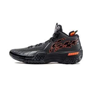 Li-Ning 2024 Jie Ao "Black Purgatory" Men's Outdoor Basketball Sneakers