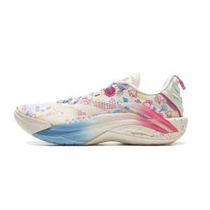 Li-Ning 2025 BADFIVE Guerrilla1 Super Men's Low Outdoor Basketball Shoes - Off-white
