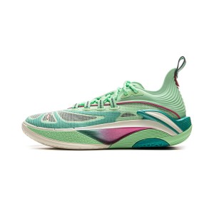 Li-Ning BADFIVE Chasing Hunting1 Super Men's Low Outdoor Basketball Shoes - Mint Green