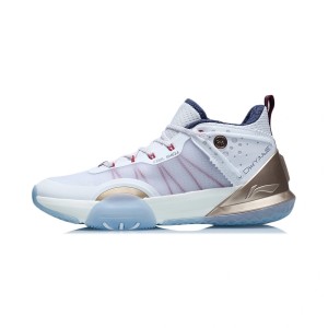 Way of Wade 2021 All Day 6 V2 Men's Basketball Court Shoes - White/Blue/Gold