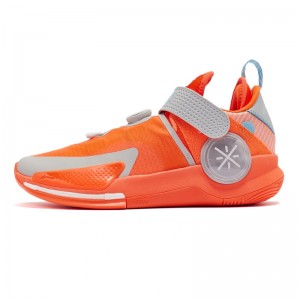 Li-Ning 2022 Wade Fission 7-V2 Professional Basketball Game Shoes - Orange