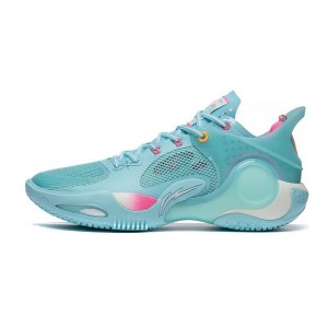 Li-Ning Way of Wade Fission 8 Professional Basketball Game Shoes - Blue/Pink