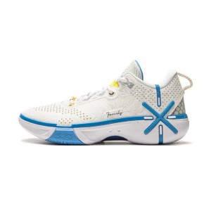 Li-Ning Way of Wade Shadow 6 Basketball Shoes - White/Blue